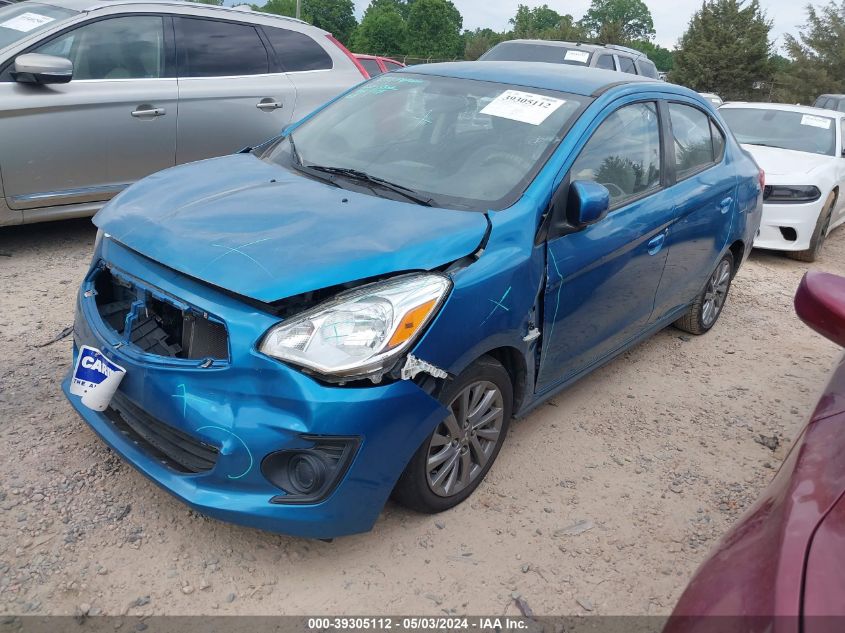 2019 Mitsubishi Mirage G4 Es VIN: ML32F3FJ7KHF08534 Lot: 39305112