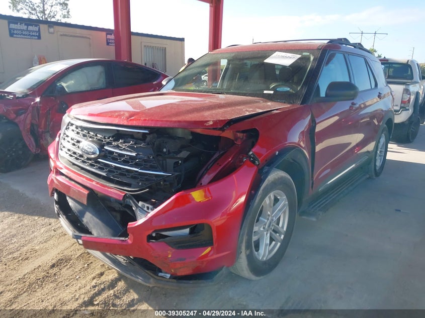 VIN 1FMSK7DH5MGA12407 2021 FORD EXPLORER XLT