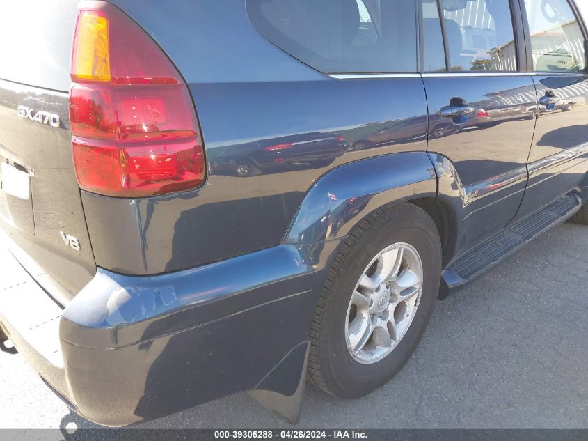 2003 Lexus Gx 470 VIN: JTJBT20X030010313 Lot: 38121998