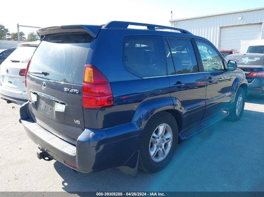 2003 Lexus Gx 470 VIN: JTJBT20X030010313 Lot: 38121998