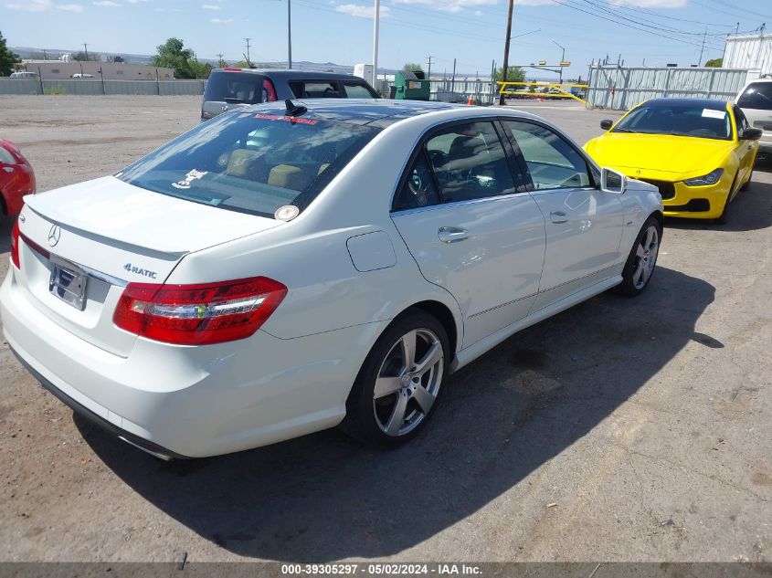 2012 Mercedes-Benz E 350 4Matic VIN: WDDHF8JB1CA569198 Lot: 39305297