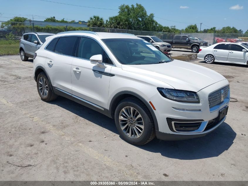 2019 Lincoln Nautilus Select VIN: 2LMPJ8K93KBL23336 Lot: 39305360