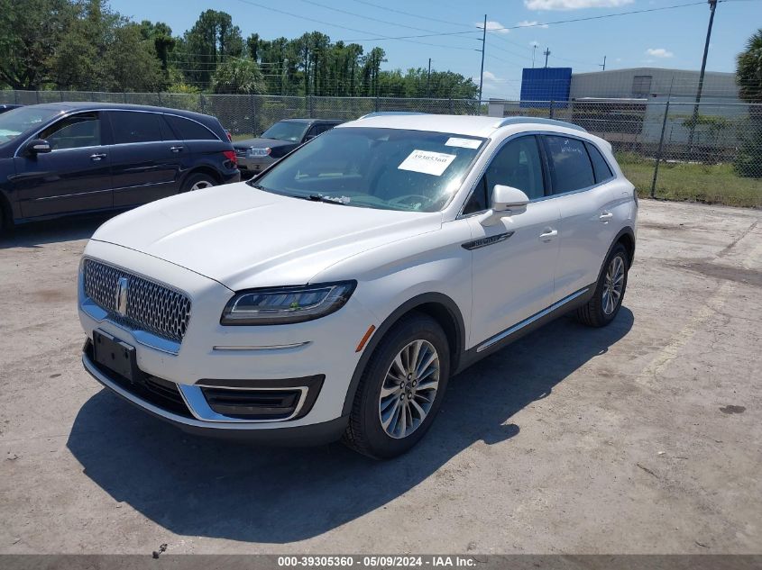 2019 Lincoln Nautilus Select VIN: 2LMPJ8K93KBL23336 Lot: 39305360