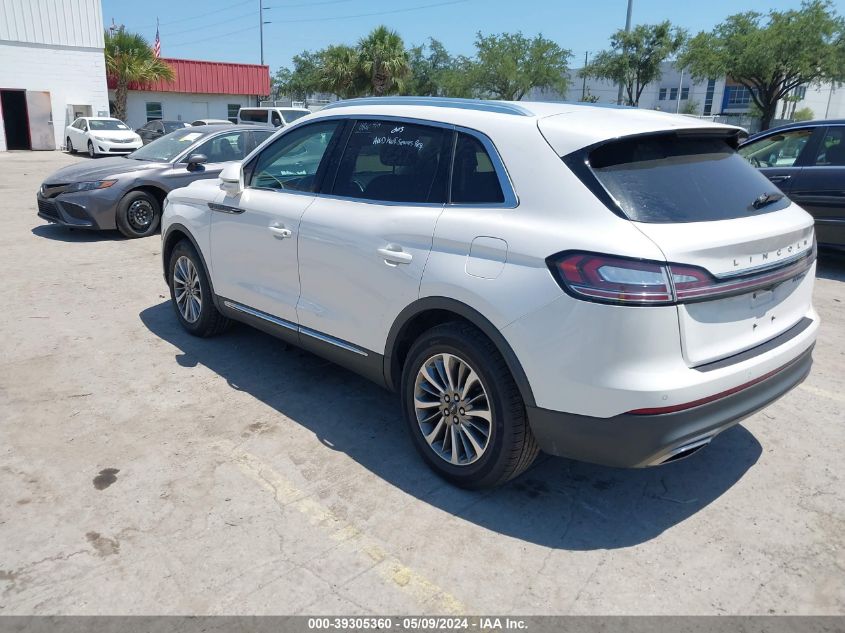 2019 Lincoln Nautilus Select VIN: 2LMPJ8K93KBL23336 Lot: 39305360