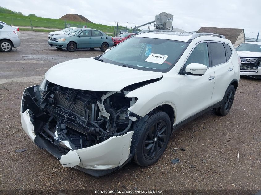 2015 Nissan Rogue Sl VIN: 5N1AT2MV7FC858890 Lot: 39305366