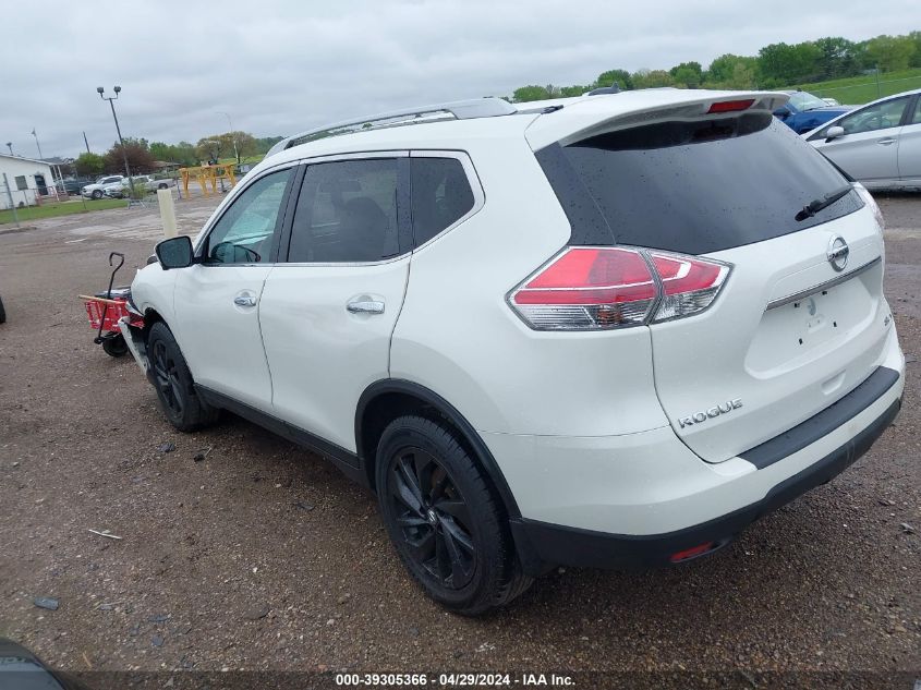 2015 Nissan Rogue Sl VIN: 5N1AT2MV7FC858890 Lot: 39305366