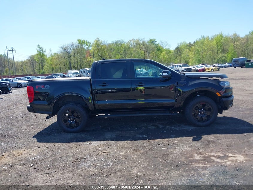 VIN 1FTER4FH7KLB17933 2019 FORD RANGER LARIAT