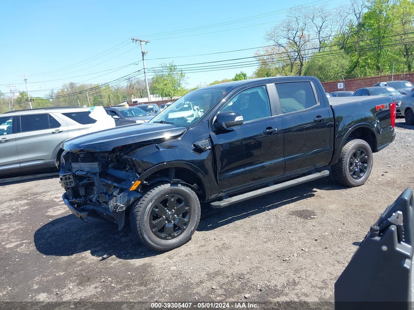 VIN 1FTER4FH7KLB17933 2019 FORD RANGER LARIAT