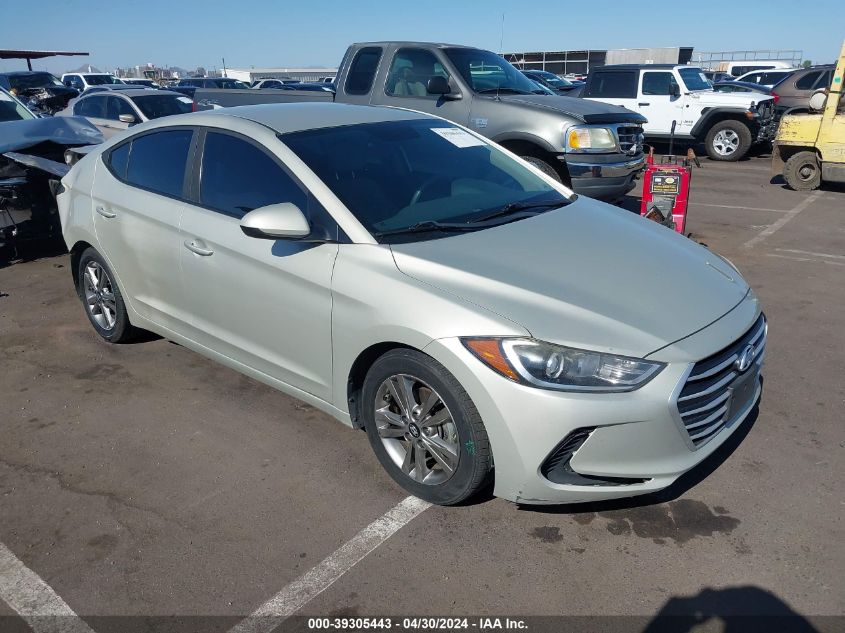 2018 HYUNDAI ELANTRA SEL - 5NPD84LFXJH216377