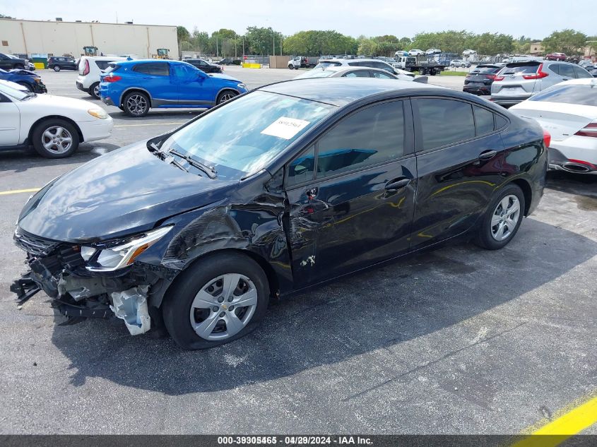 2018 Chevrolet Cruze Ls Auto VIN: 1G1BC5SM1J7184346 Lot: 39305465