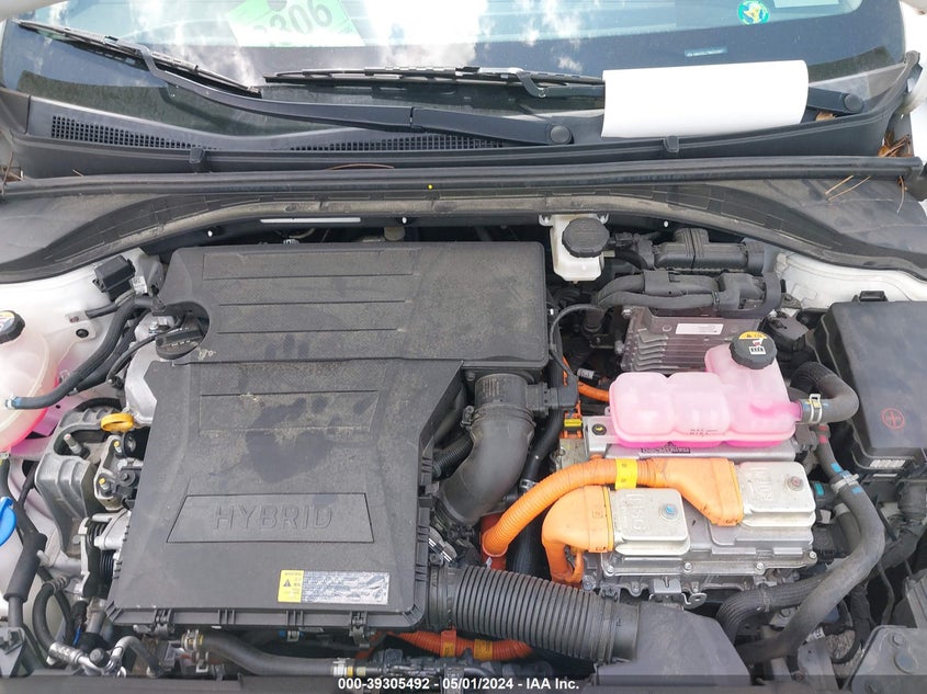 2021 HYUNDAI IONIQ HYBRID BLUE - KMHC65LC7MU252837