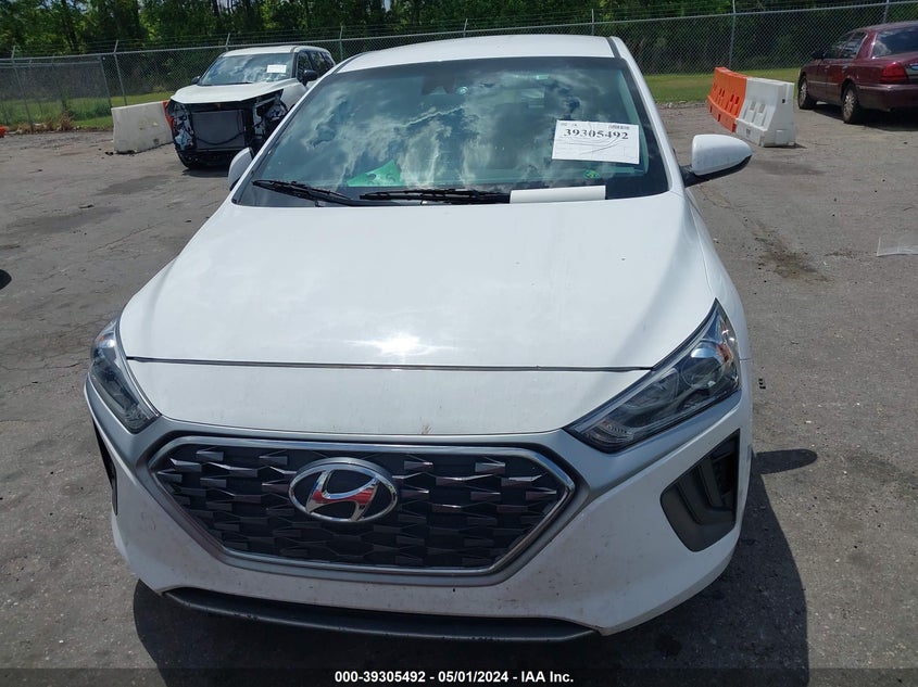2021 HYUNDAI IONIQ HYBRID BLUE - KMHC65LC7MU252837