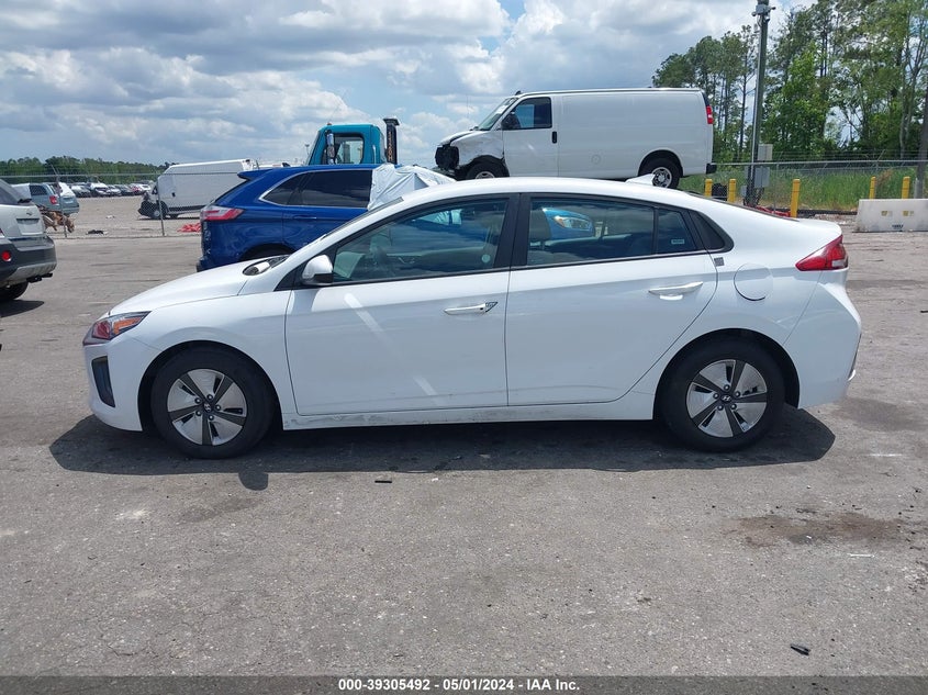 2021 HYUNDAI IONIQ HYBRID BLUE - KMHC65LC7MU252837