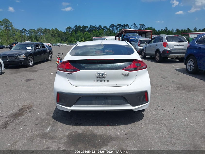 2021 HYUNDAI IONIQ HYBRID BLUE - KMHC65LC7MU252837