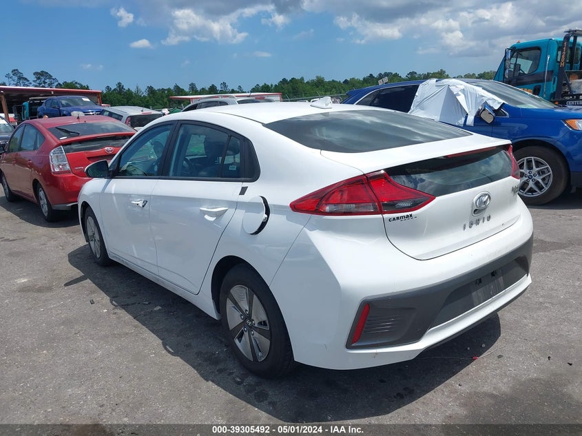 2021 HYUNDAI IONIQ HYBRID BLUE - KMHC65LC7MU252837