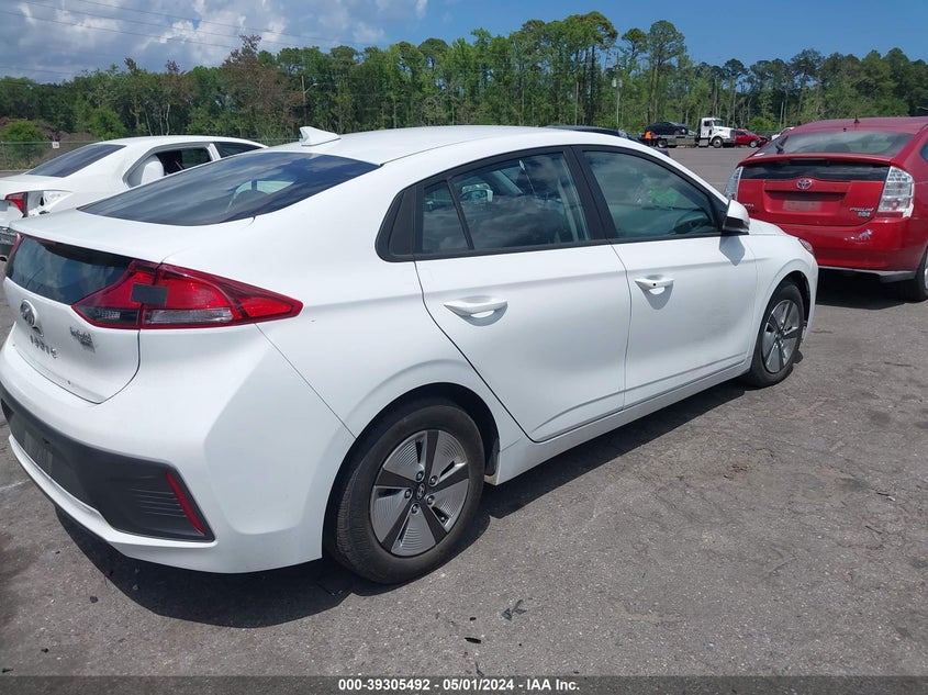 2021 HYUNDAI IONIQ HYBRID BLUE - KMHC65LC7MU252837