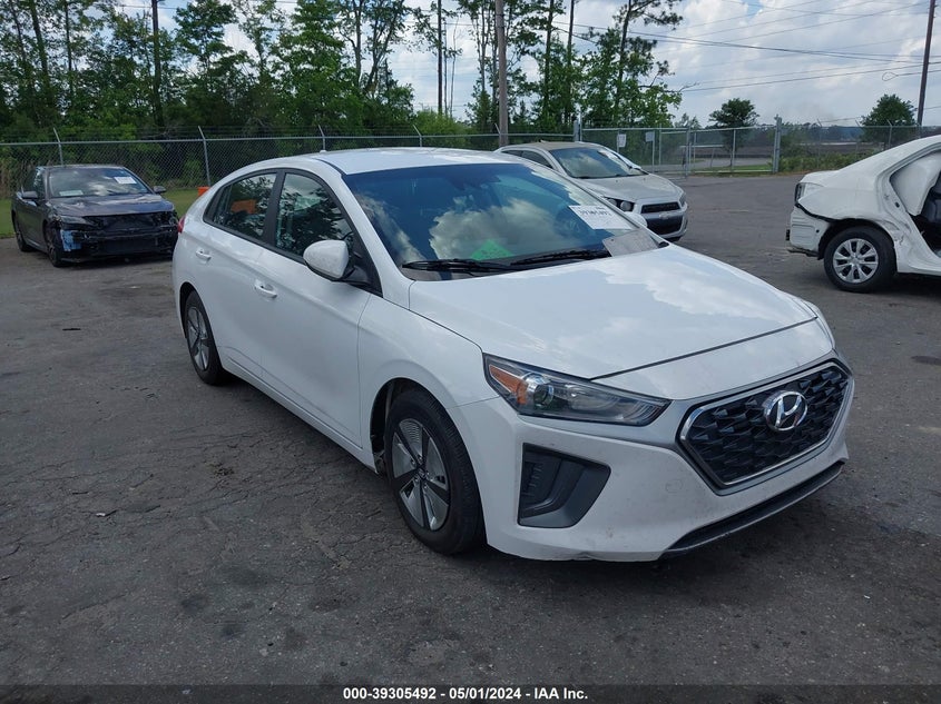 2021 HYUNDAI IONIQ HYBRID BLUE - KMHC65LC7MU252837