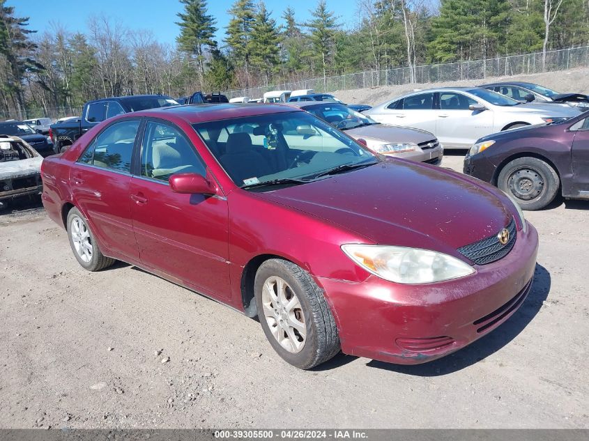 4T1BE32K82U081265 | 2002 TOYOTA CAMRY