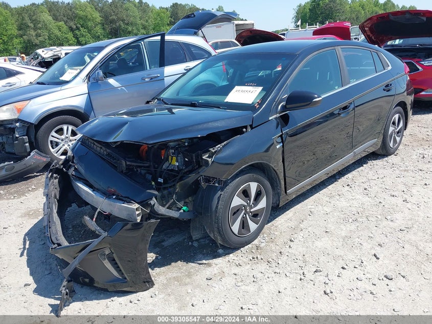 2017 Hyundai Ioniq Hybrid Sel VIN: KMHC75LC6HU050445 Lot: 39305547