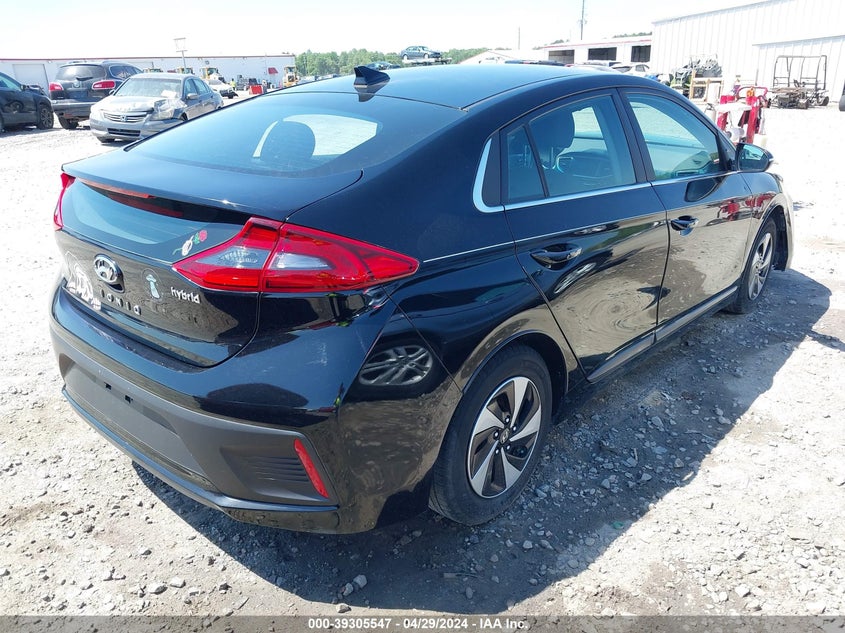 2017 Hyundai Ioniq Hybrid Sel VIN: KMHC75LC6HU050445 Lot: 39305547