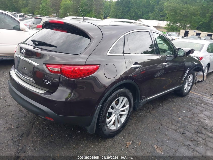 2012 Infiniti Fx35 VIN: JN8AS1MW5CM151954 Lot: 39305565