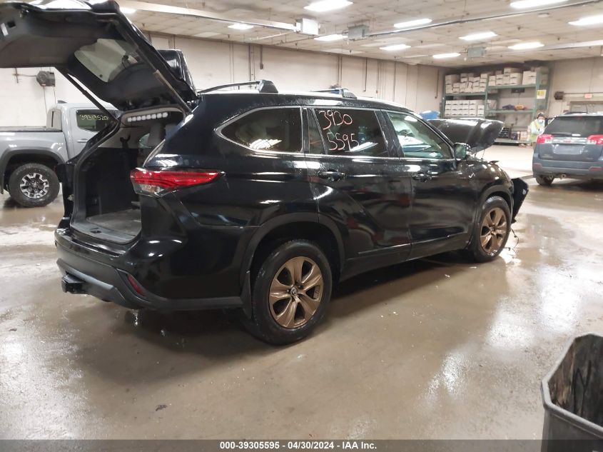 2022 Toyota Highlander Hybrid Xle Bronze Edition VIN: 5TDABRCH5NS543661 Lot: 39305595