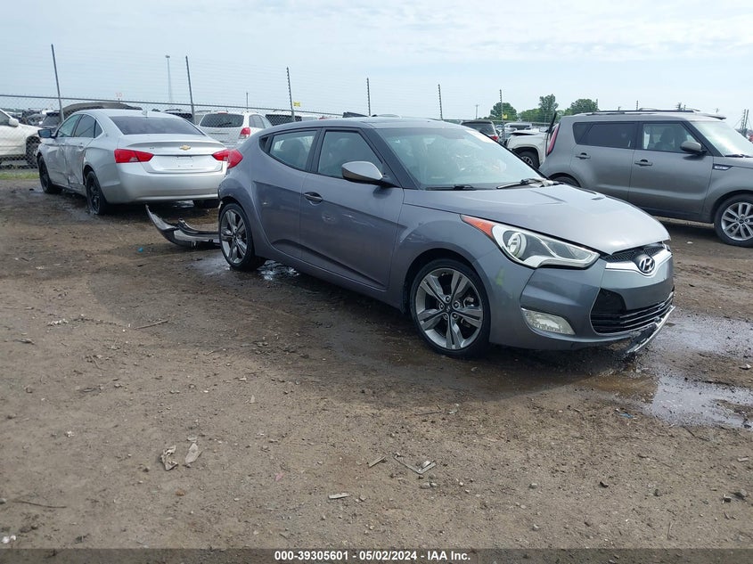2016 Hyundai Veloster VIN: KMHTC6AD9GU265846 Lot: 39305601