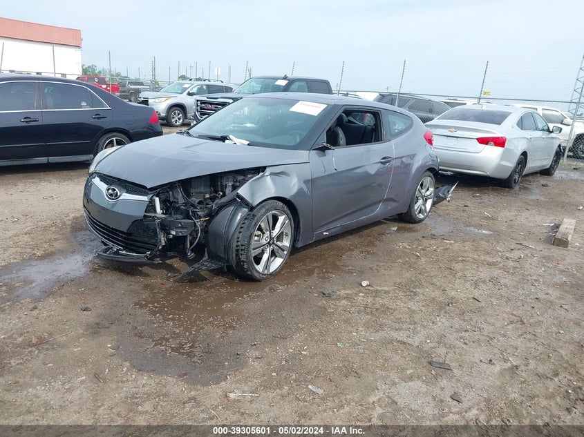 2016 Hyundai Veloster VIN: KMHTC6AD9GU265846 Lot: 39305601