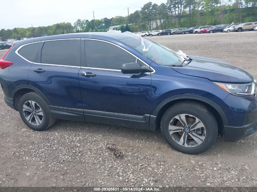 2019 Honda Cr-V Lx VIN: 2HKRW6H39KH215843 Lot: 39305631