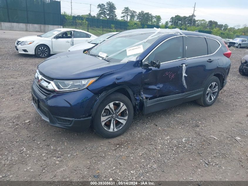 2019 Honda Cr-V Lx VIN: 2HKRW6H39KH215843 Lot: 39305631