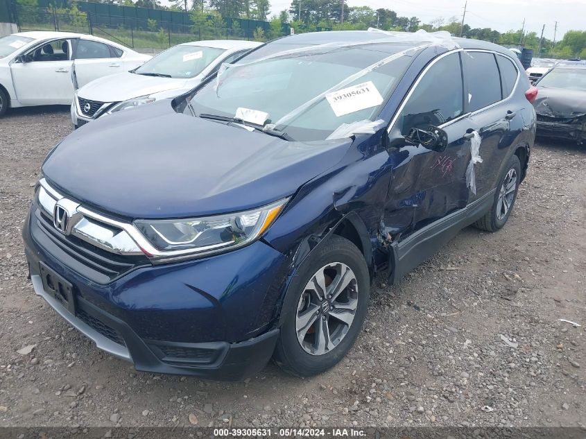 2019 Honda Cr-V Lx VIN: 2HKRW6H39KH215843 Lot: 39305631