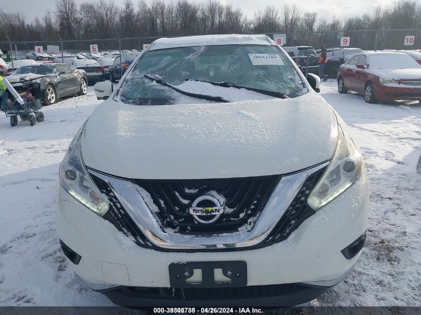 2016 Nissan Murano Platinum VIN: 5N1AZ2MH6GN168496 Lot: 39305735