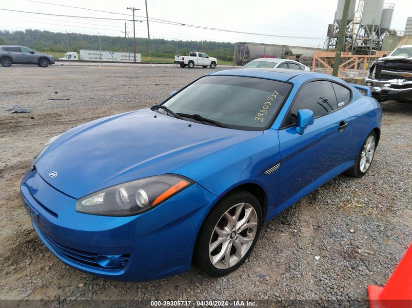 2007 Hyundai Tiburon Gt/Gt Limited/Se VIN: KMHHN66F77U243628 Lot: 39305737