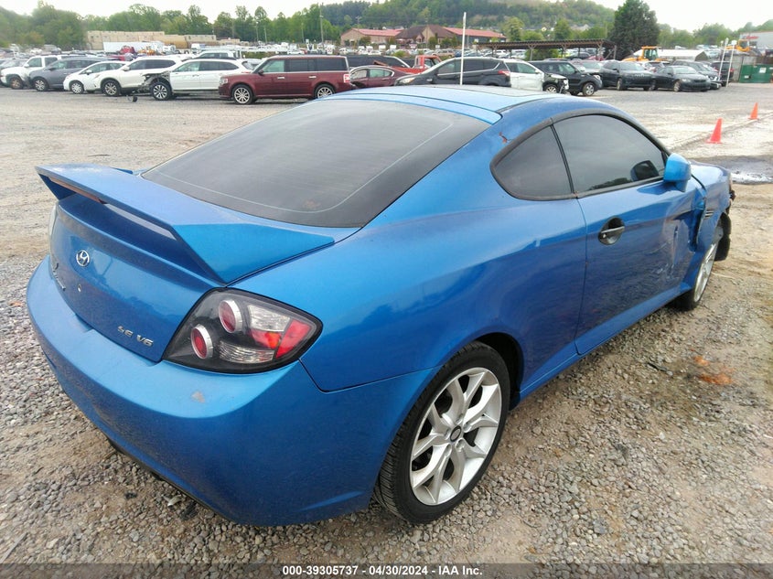 2007 Hyundai Tiburon Gt/Gt Limited/Se VIN: KMHHN66F77U243628 Lot: 39305737