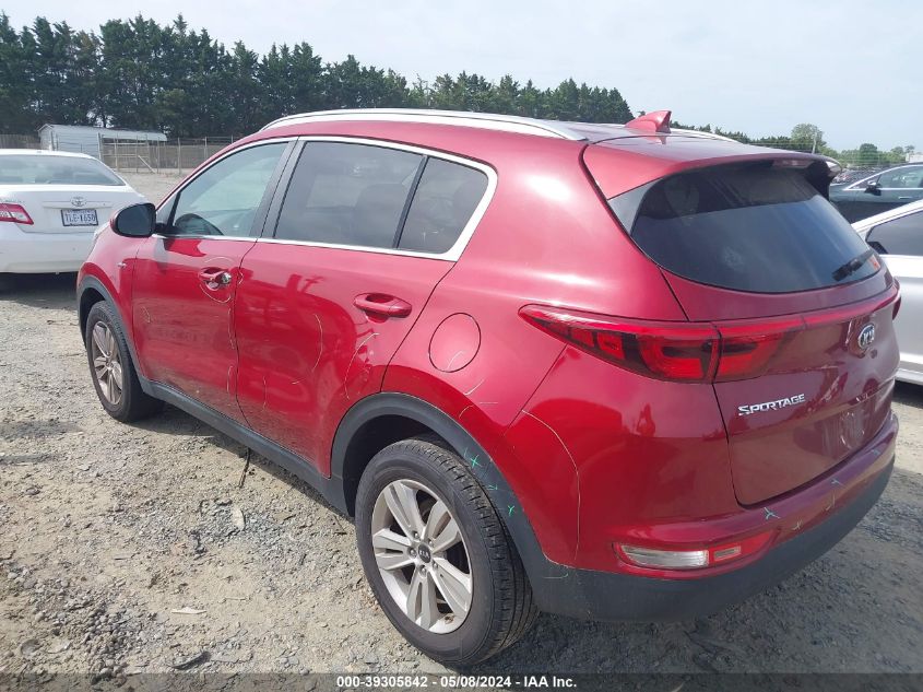 2017 Kia Sportage Lx VIN: KNDPMCACXH7200982 Lot: 39305842