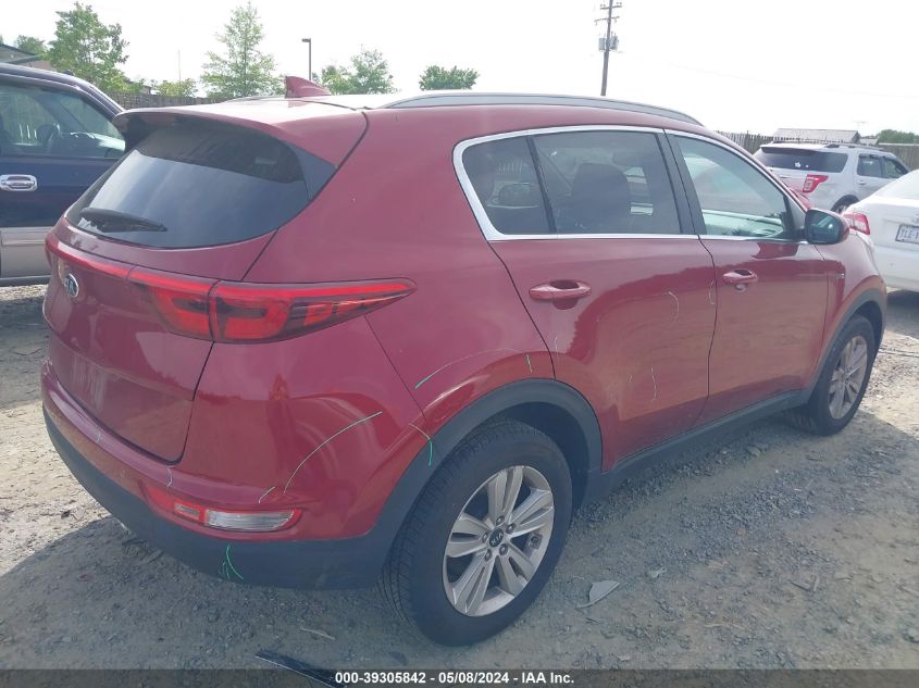 2017 Kia Sportage Lx VIN: KNDPMCACXH7200982 Lot: 39305842