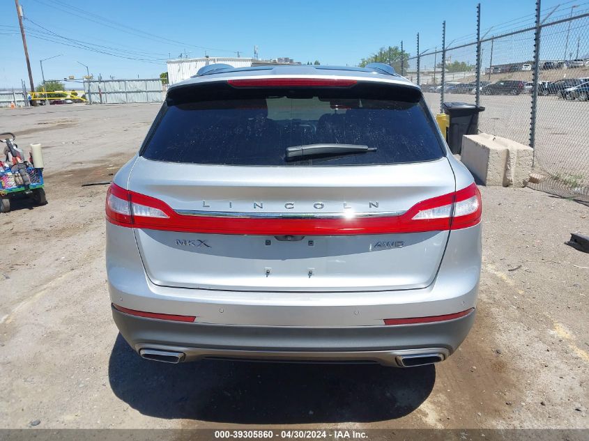 2016 Lincoln Mkx Reserve VIN: 2LMPJ8LR4GBL79338 Lot: 39305860