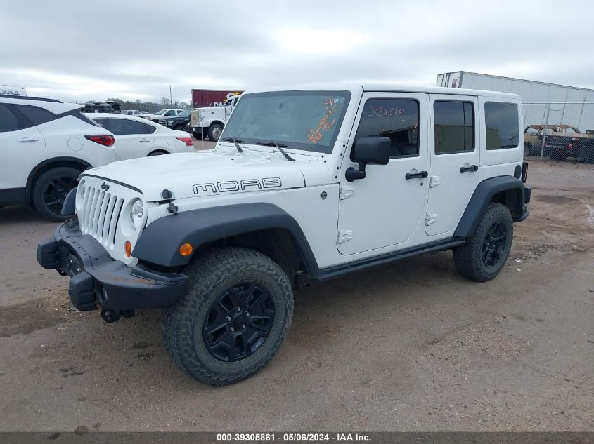 2013 Jeep Wrangler Unlimited Moab VIN: 1C4BJWEG8DL602339 Lot: 39305861