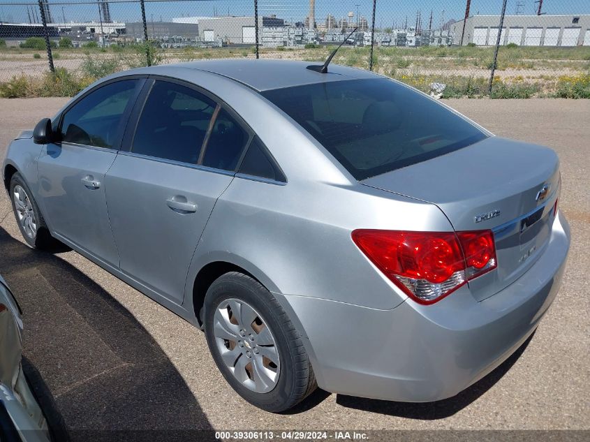 2012 Chevrolet Cruze Ls VIN: 1G1PC5SH6C7126342 Lot: 39306113