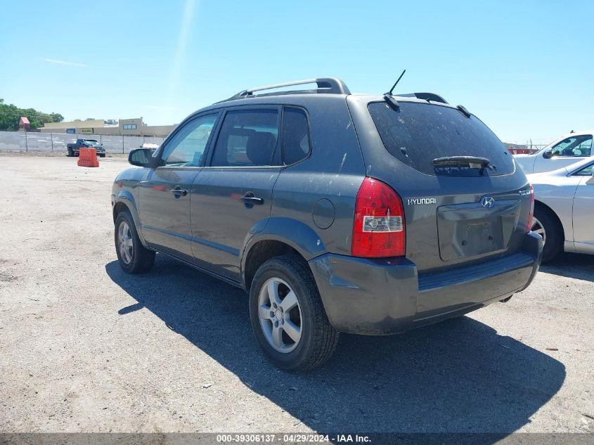 2007 Hyundai Tucson Gls VIN: KM8JM12B57U547292 Lot: 39306137