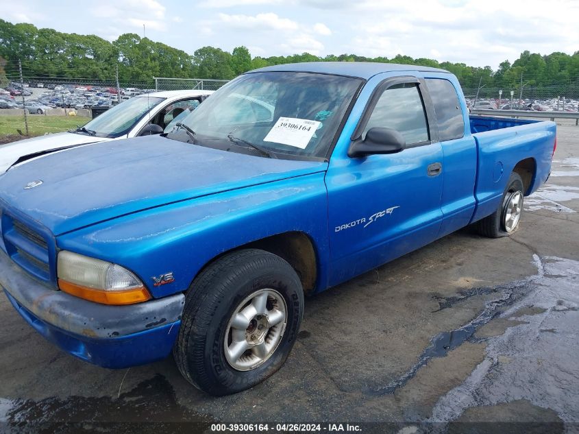 1B7GL22X6WS575289 | 1998 DODGE DAKOTA