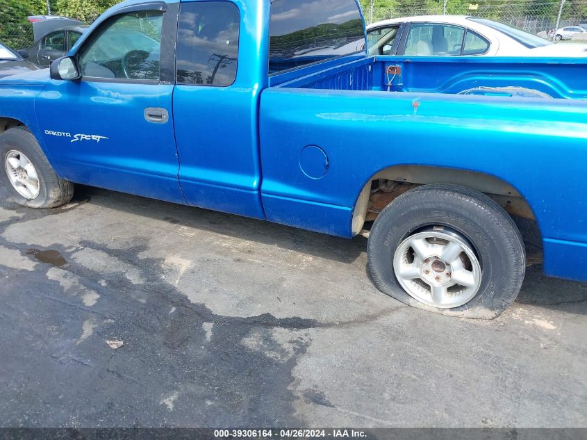 1B7GL22X6WS575289 | 1998 DODGE DAKOTA