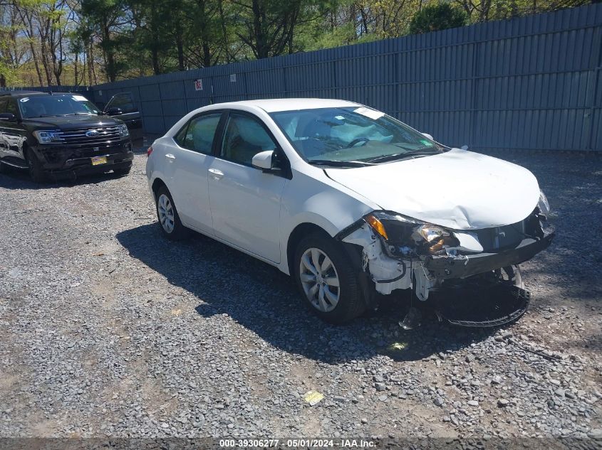 2016 TOYOTA COROLLA LE - 2T1BURHE8GC739229