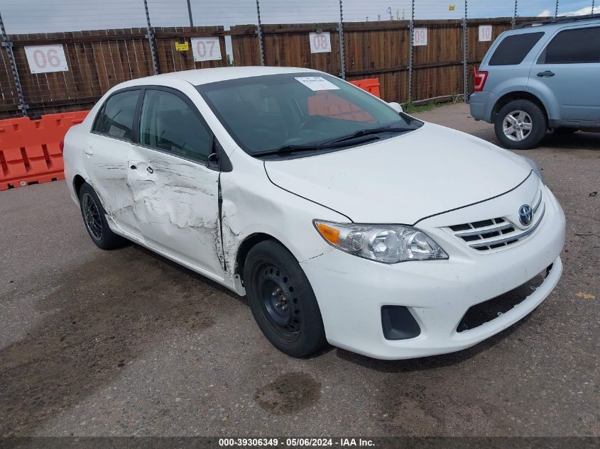 2013 Toyota Corolla Le VIN: 5YFBU4EE7DP081664 Lot: 39306349