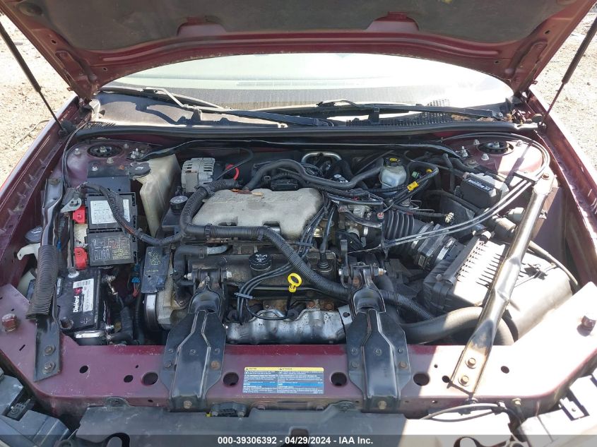 2G1WF52E639325091 | 2003 CHEVROLET IMPALA