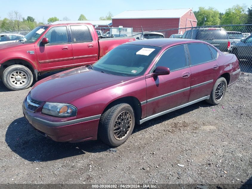 2G1WF52E639325091 | 2003 CHEVROLET IMPALA