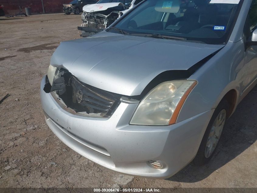 2012 Nissan Sentra 2.0 S VIN: 3N1AB6AP8CL716040 Lot: 39306476