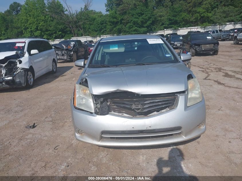 2012 Nissan Sentra 2.0 S VIN: 3N1AB6AP8CL716040 Lot: 39306476