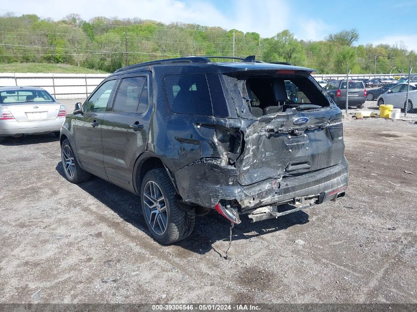 2017 Ford Explorer Sport VIN: 1FM5K8GT8HGC64354 Lot: 39306546