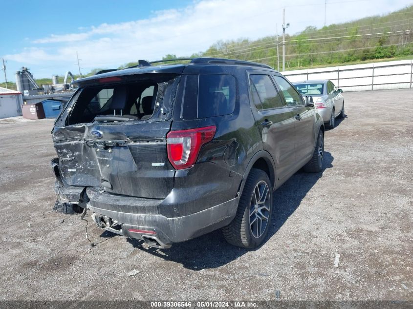 2017 Ford Explorer Sport VIN: 1FM5K8GT8HGC64354 Lot: 39306546